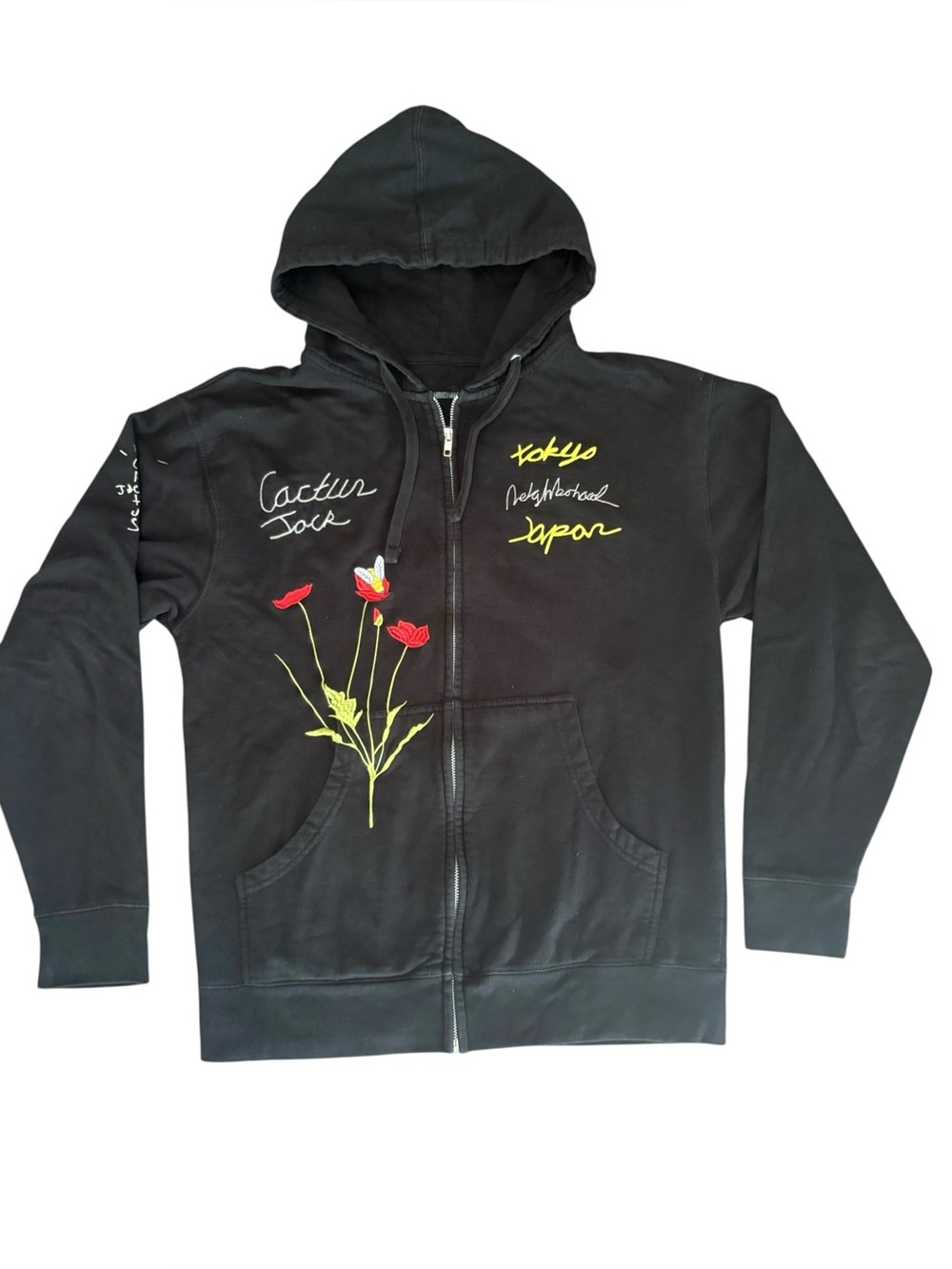 Tracis Scott Cactus Jack X Neighborhood Carousel Black Hoodie Men Medium Limited